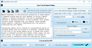 Text to MP3 Converter - náhled