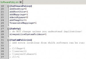 Software Policy - náhled