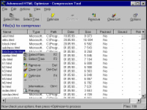 Advanced HTML Optimizer - náhled