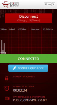LiquidVPN - náhled