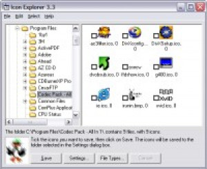 Icon Explorer - náhled