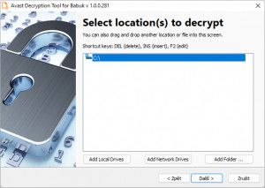 Avast Decryption Tool for Babuk - náhled