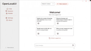 OpenLocalUI - náhled