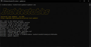Universal Tool Updater - náhled
