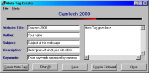 MetaTag Creator - náhled