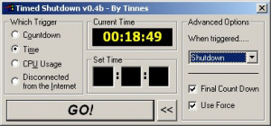 Timed Shutdown - náhled