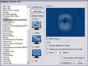 Wallpaper Switcher .NET - náhled