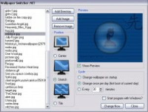 Wallpaper Switcher .NET - náhled