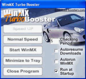 WinMX Turbo Booster - náhled