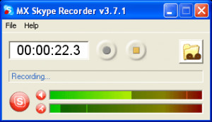 MX Skype Recorder - náhled