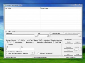 KuKnet FileRenamer - náhled