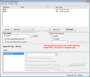Easy HTML Snapshot Free - náhled