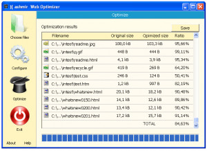 Kashmir Web Optimizer - náhled