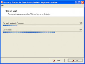Recovery Toolbox for PowerPoint - náhled