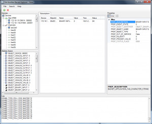 Yet Another Bacnet Explorer - náhled