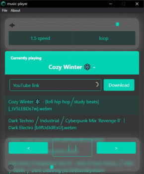 music-player - náhled