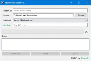 SteamshotKeeper - náhled