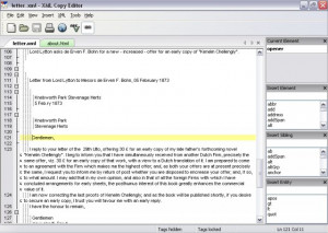 XML Copy Editor - náhled