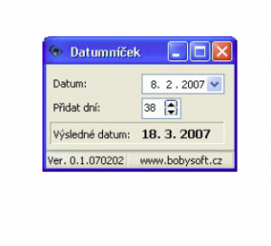 Datumníček - náhled
