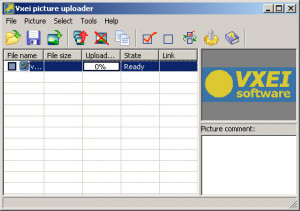 VXEI picture uploader - náhled