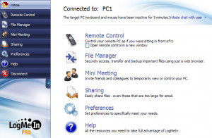 LogMeIn - náhled