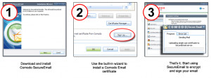 Comodo SecureEmail - náhled