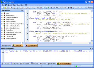 PyScripter - náhled