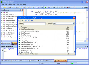 PyScripter - náhled