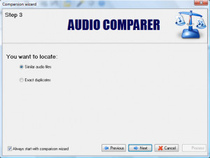 Audio Comparer - náhled