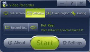 GiliSoft Video Recorder - náhled