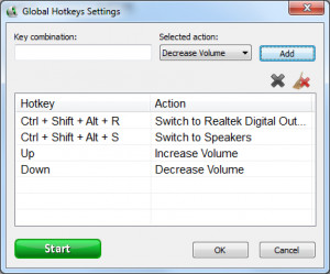 Audio Output Switcher - náhled