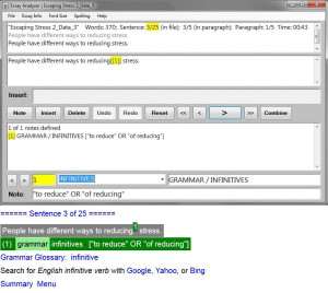 Essay Analyzer - náhled