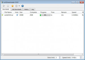 ochDownloader - náhled