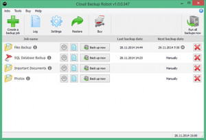 Cloud Backup Robot - náhled