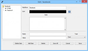 Password Saver - náhled