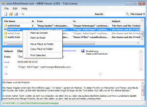 Mime Viewer - náhled