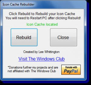 Icon Cache Rebuilder - náhled