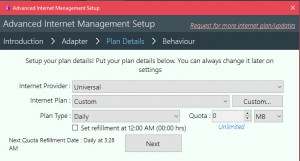 Advanced Internet Management - náhled