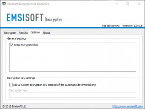 Emsisoft Decrypter for NMoreira - náhled