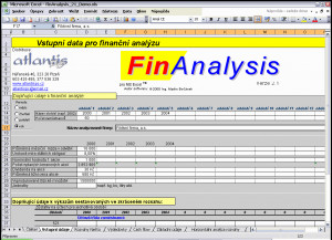 FinAnalysis - náhled