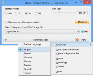 Qemu Simple Boot - náhled