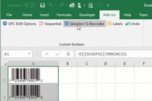 BarCodeWiz UPC EAN Barcode Fonts - náhled