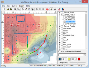 VisiWave Site Survey - náhled