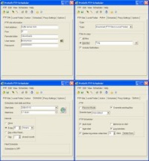 FTP Scheduler - náhled