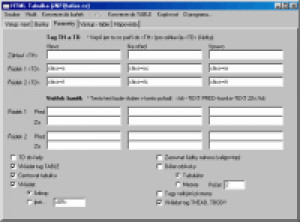 HTML Tabulka - náhled