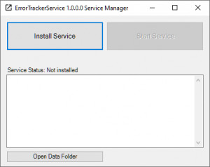 ErrorTracker Server - náhled