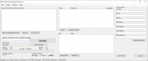 Google Drive Upload Tool - náhled
