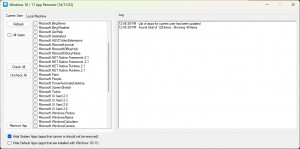 Windows 10/11 App Remover - náhled