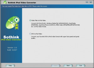 Sothink iPod Video Converter - náhled