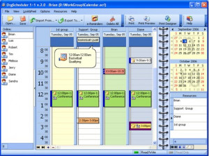 OrgScheduler 1+1 - náhled